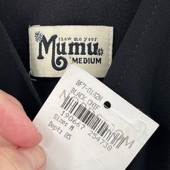 Show Me Your Mumu Black Long Sleeveless Kendall Maxi Dress Medium - Picture 4 of 10